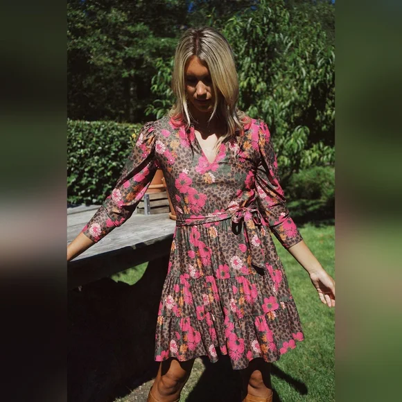 ‼️SOLD‼️Smith & Quinn Florence Dress Cheetah ChaCha NWT - Picture 5 of 7